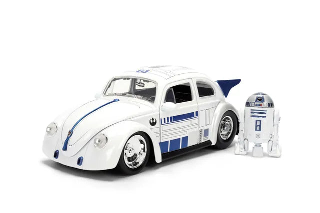 Jada Star Wars R2-D2 and 1959 Volkswagen Drag Beetle Die-Cast Playset
