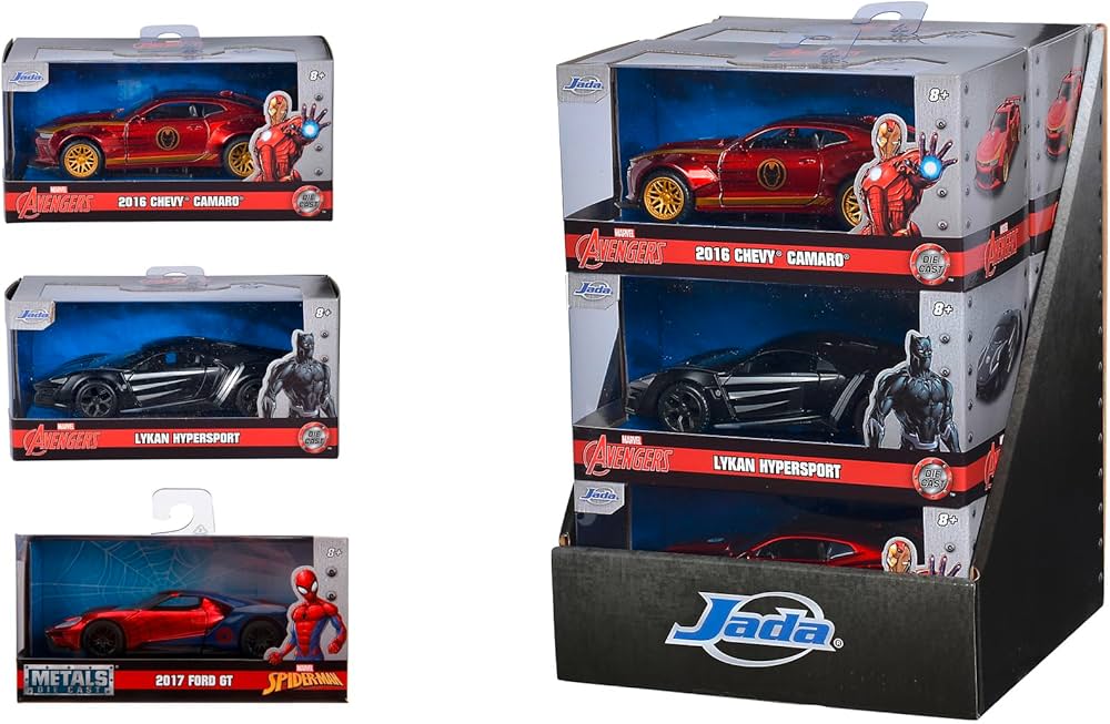Jada Marvel Vehicle boxes