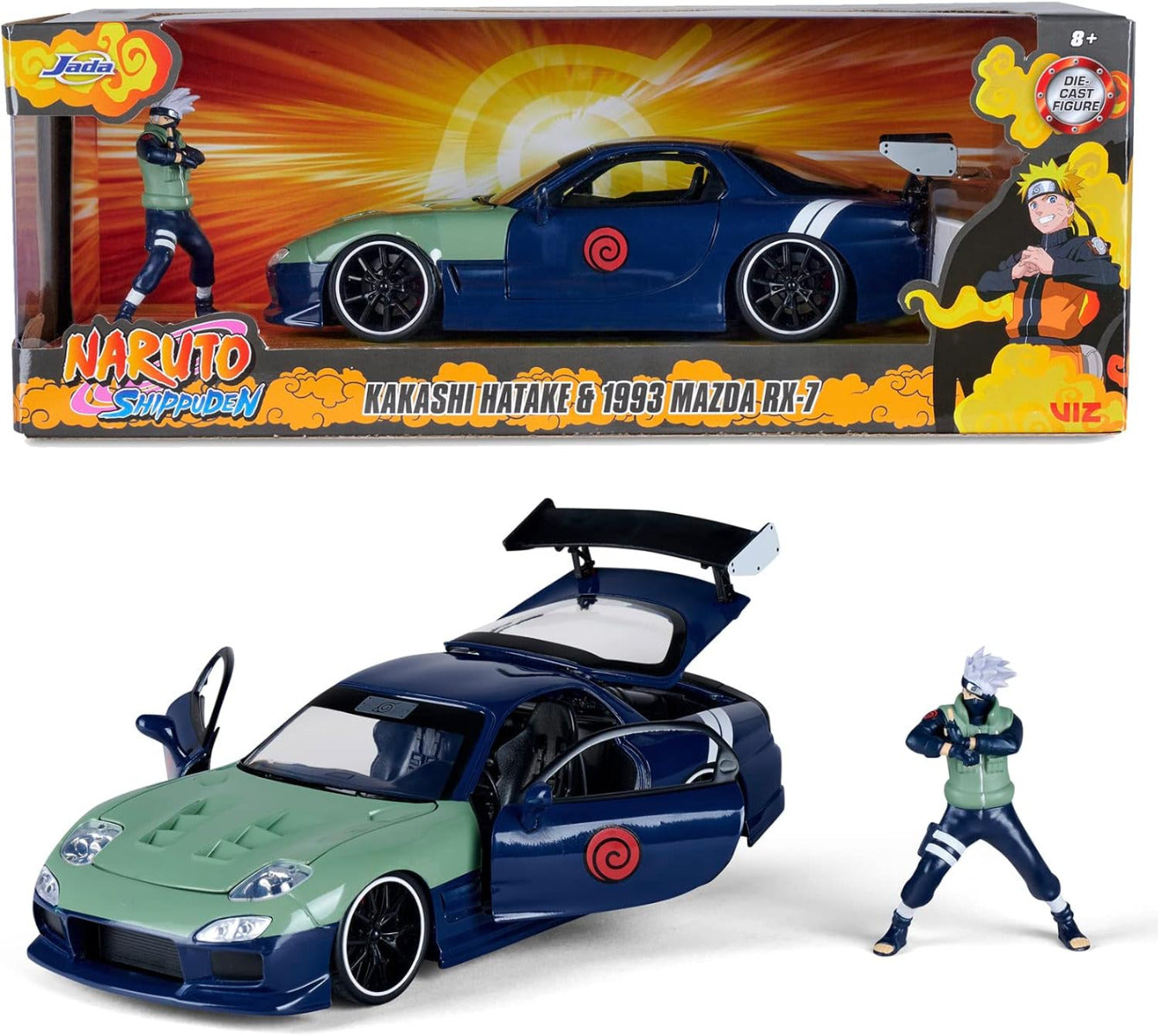 Jada Naruto 1995 Mazda RX 7 Car 