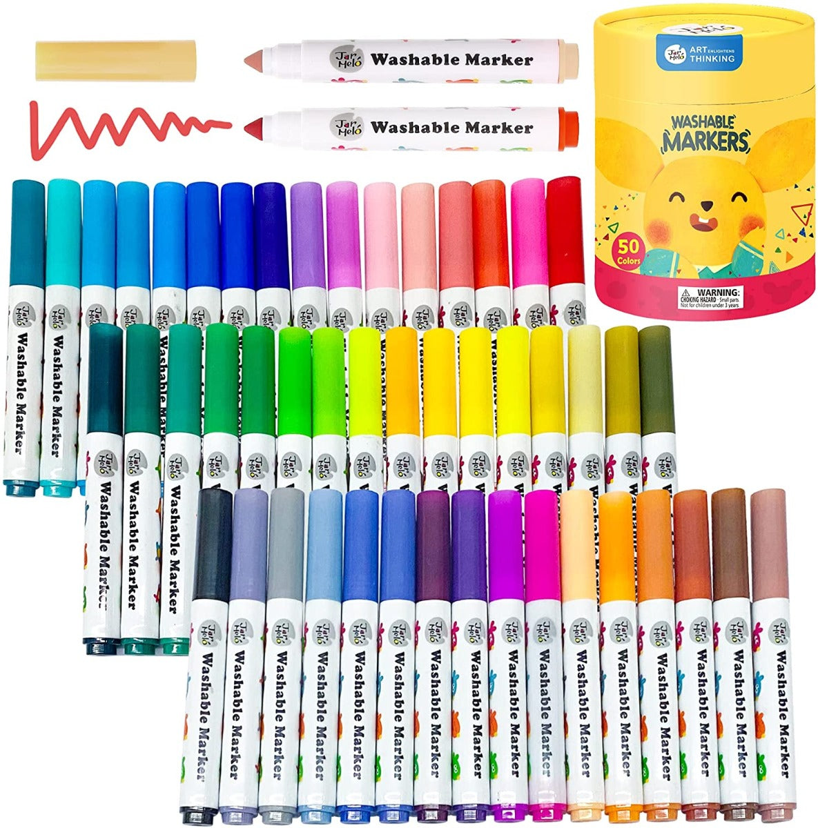 Jar Melo Baby Roo Washable Markers 50 Pack