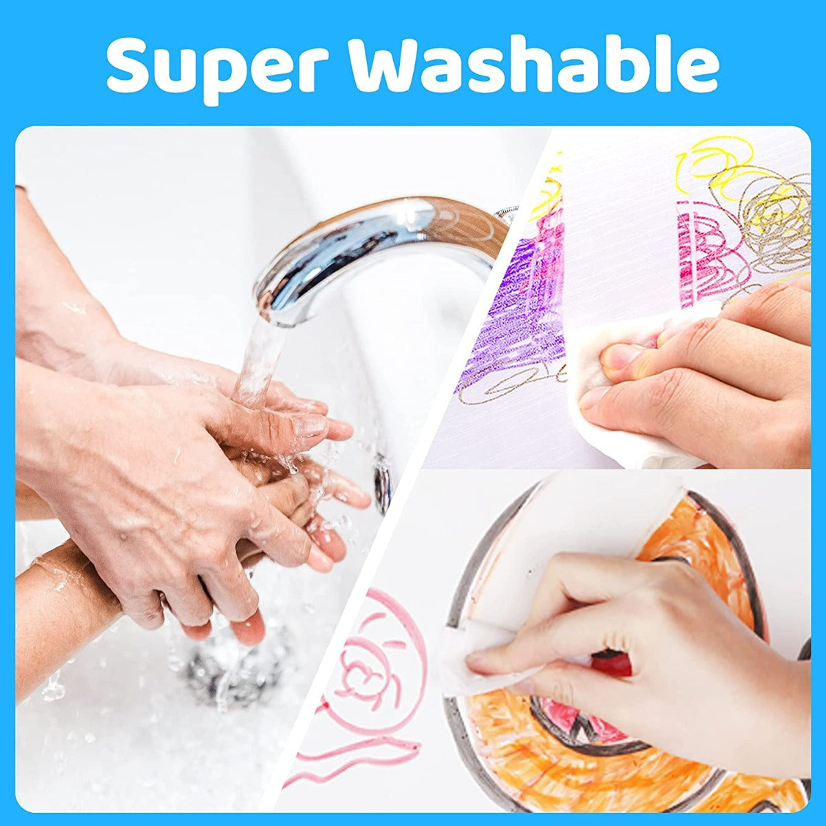 Jar Melo Non-Toxic Washable Markers for Kids