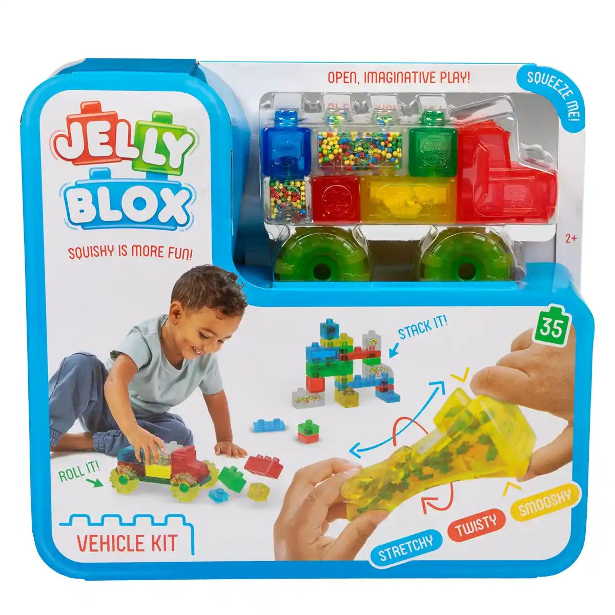 Jelly Blox Vrooom Truck Packaging