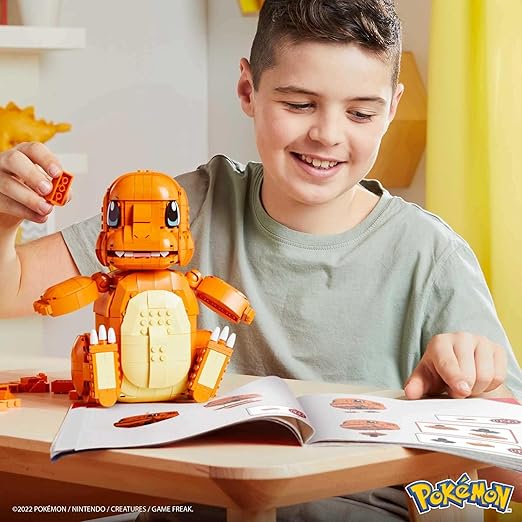 Jumbo Charmander Brick Model Build