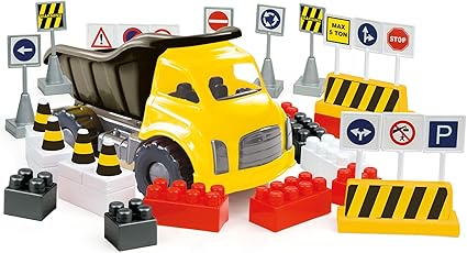 Jumbo Truck With Building Bricks
