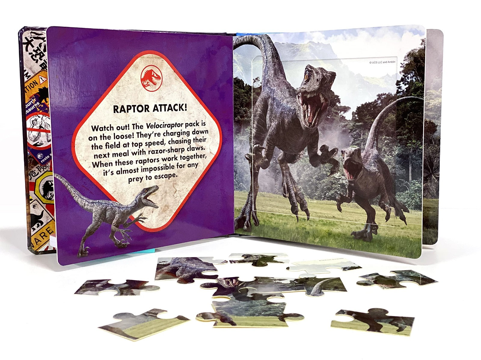 Jurassic World My First Puzzle kids book