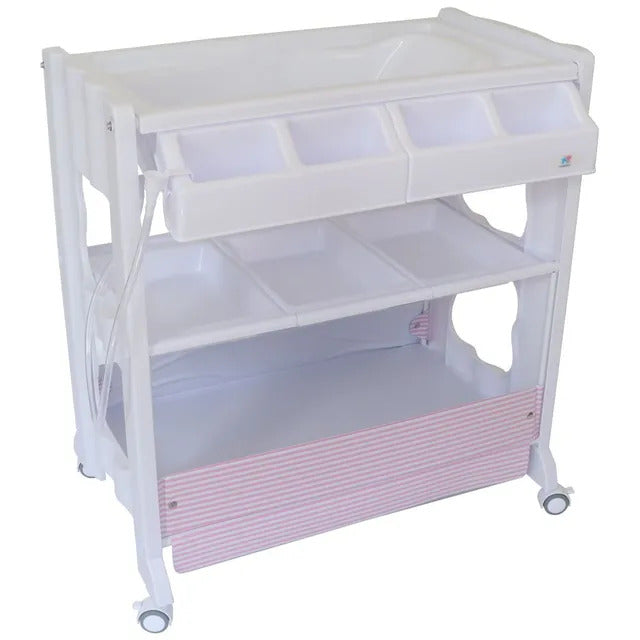 The Kiddoz Changing Table with Bathtub Girl Yallamomz Yallatoys