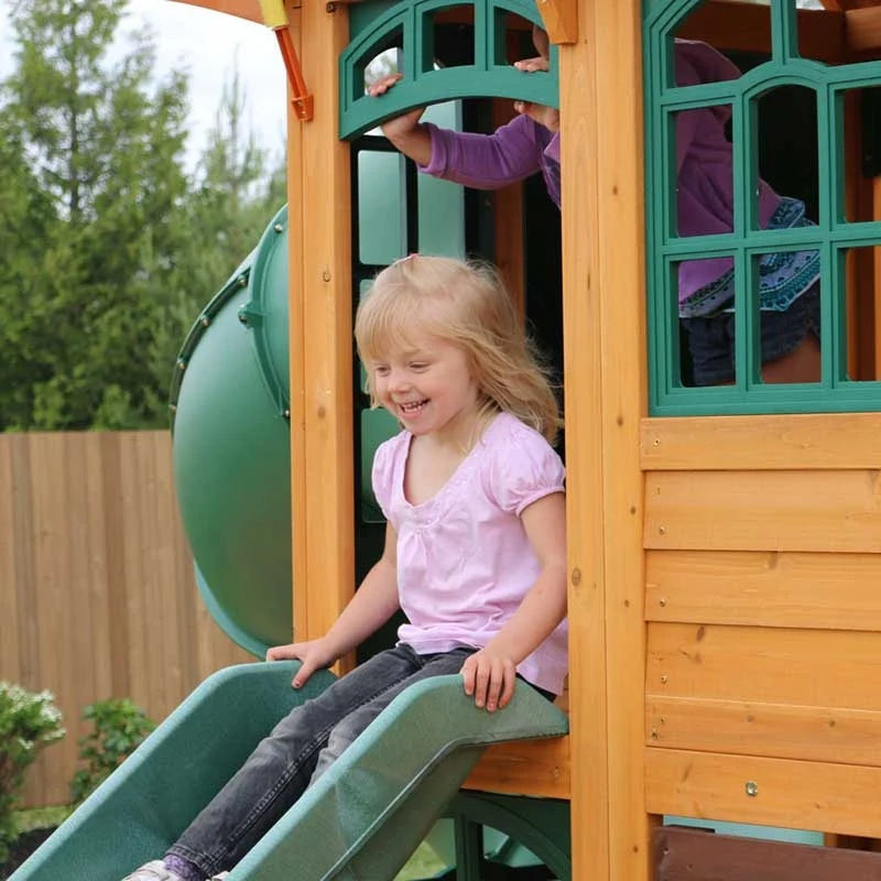 Kidkraft Charleston Lodge Wooden Swing Set