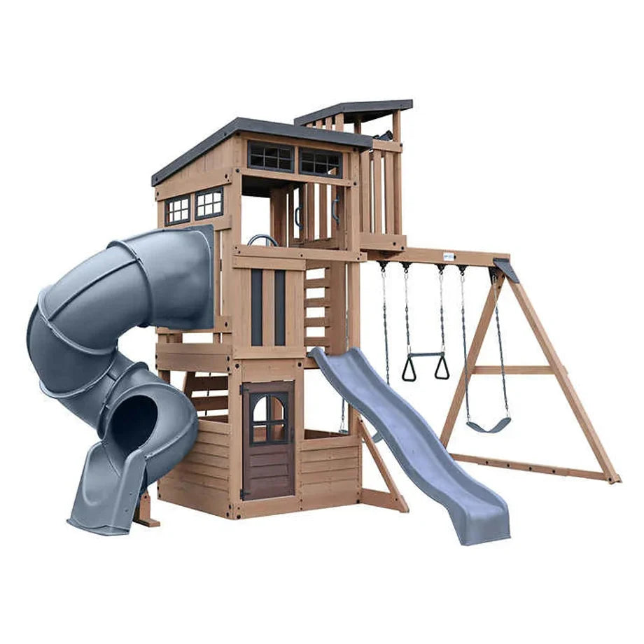 مجموعة ألعاب Kidkraft Skyline Lookout الخارجية