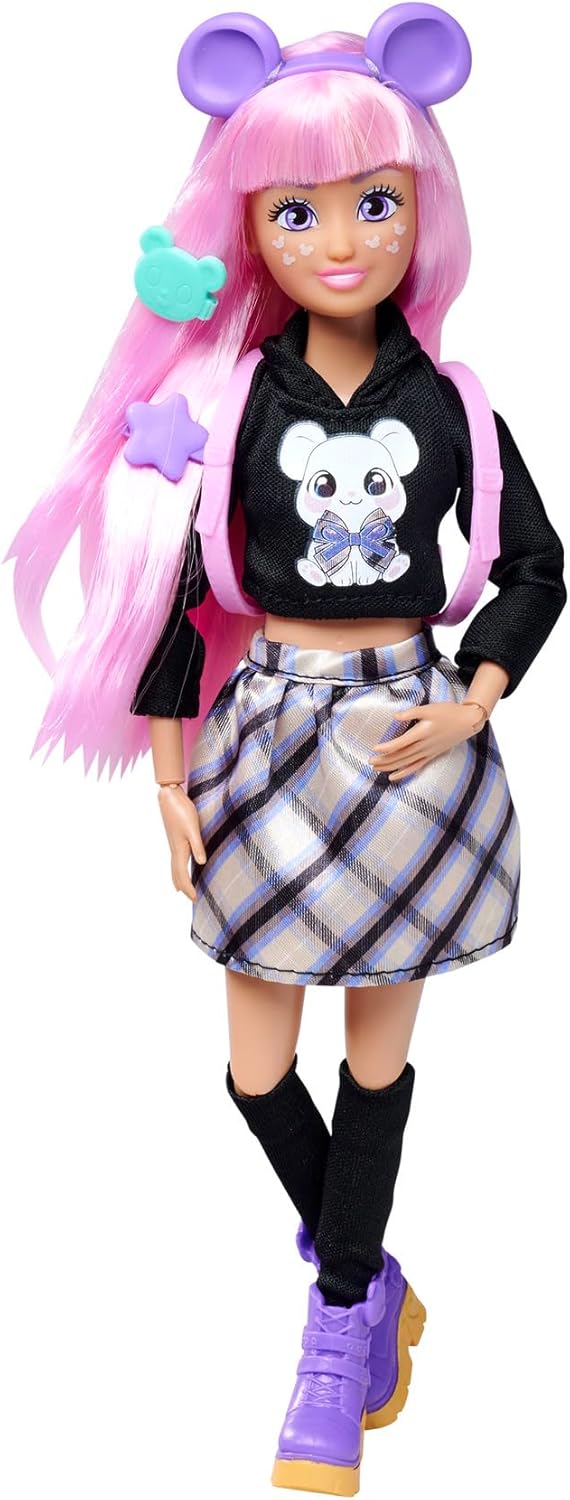 Kawaii Hi Cora Long Hair Fashion Doll with Mouse and Accessories Kawaii Hi Yallatoys