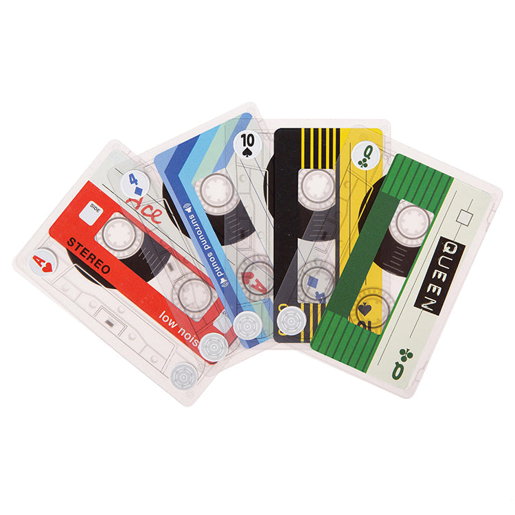 Kikkerland Cassette Playing Cards Kikkerland Yallatoys