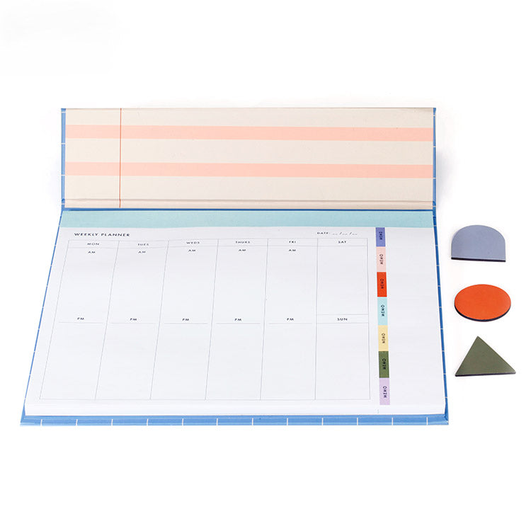 Kikkerland Inkerie Magnetic Weekly Desk Planner Kikkerland Yallatoys