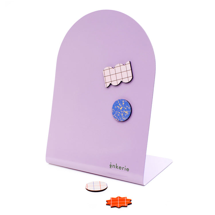 Kikkerland Inkerie Purple Magnetic Memo Board Kikkerland Yallatoys