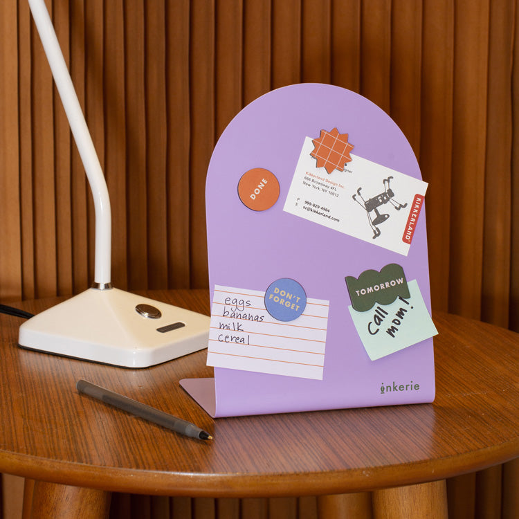 Kikkerland Inkerie Purple Magnetic Memo Board Kikkerland Yallatoys