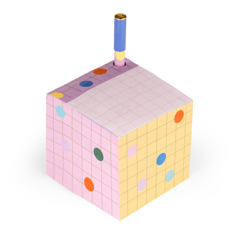 Kikkerland Pen Holder Sticky Note Block Kikkerland Yallatoys
