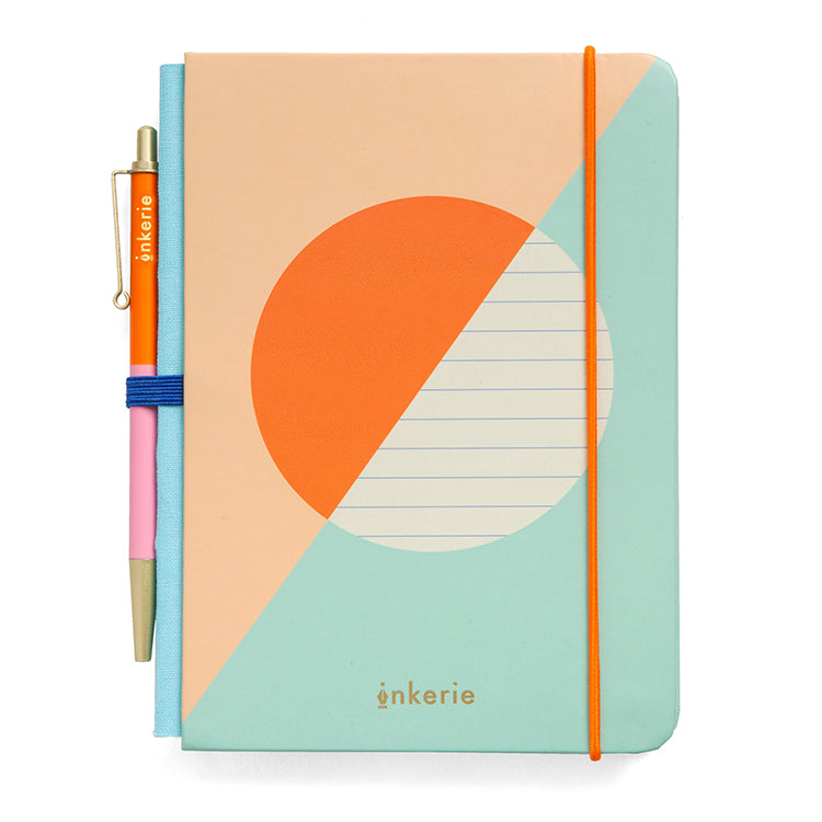 Kikkerland Inkerie Lined Mini Notebook & Pen Kikkerland Yallatoys