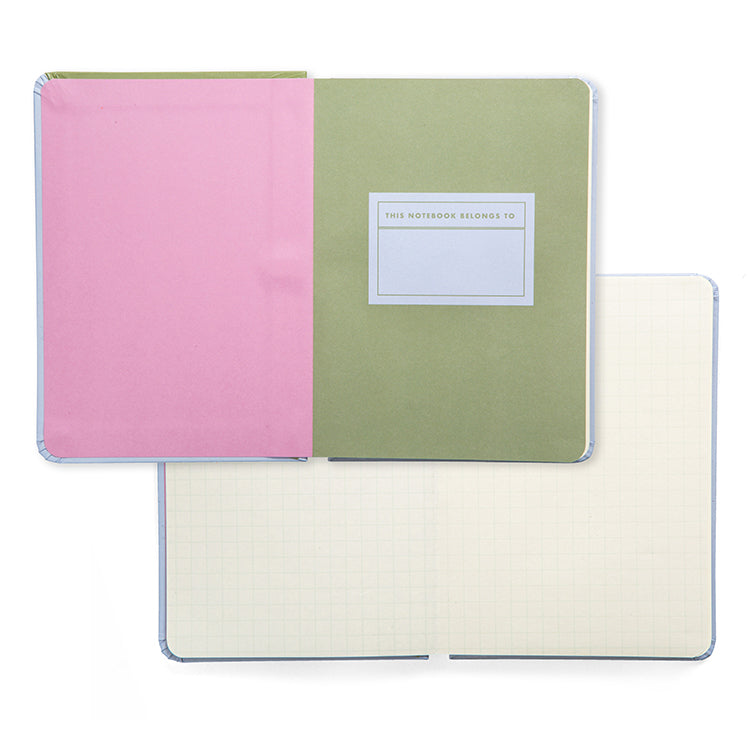 Kikkerland Inkerie Grid Mini Notebook & Pen Kikkerland Yallatoys