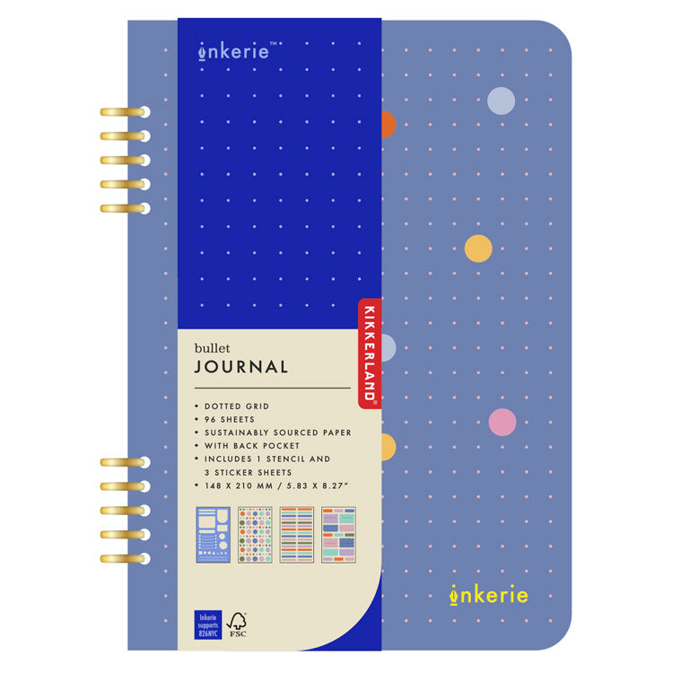 Kikkerland Inkerie Bullet Journal Kikkerland Yallatoys