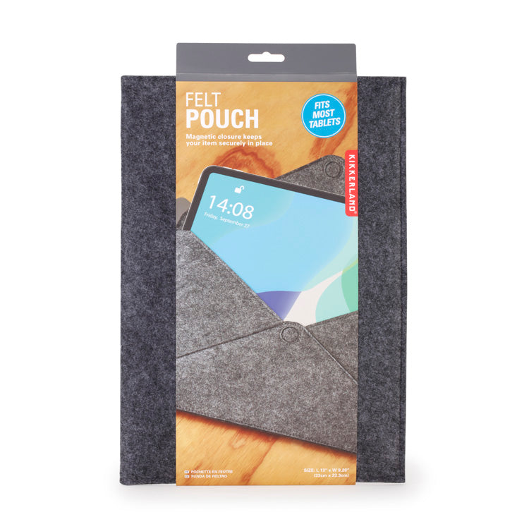 Kikkerland Large Felt Pouch Kikkerland Yallatoys