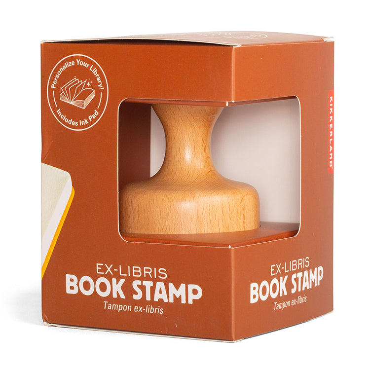 Kikkerland Ex libris Book Stamp Kikkerland Yallatoys