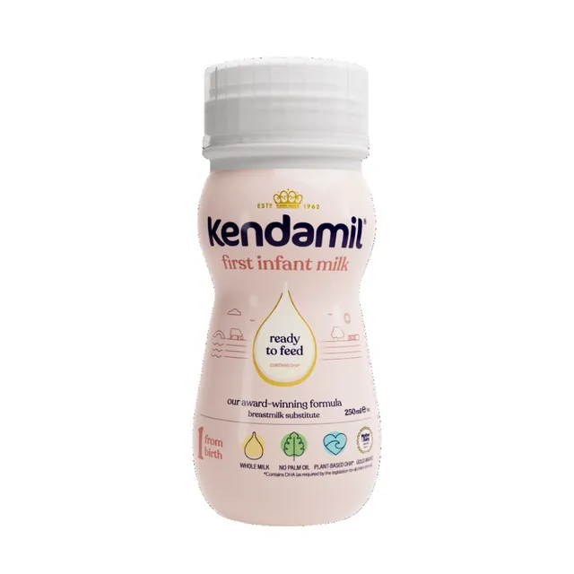 Kendamil Ready to Feed Stage 1 First Infant Milk Formula From Birth 250ml Kendamil Yallatoys