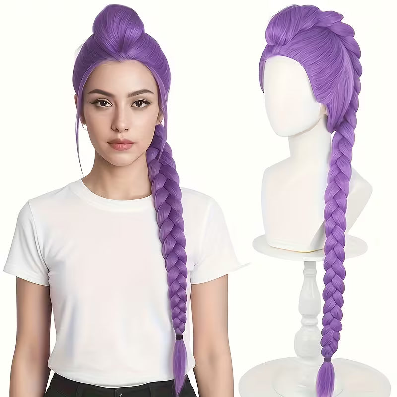 K-Pop Anime Long Braided Wig
