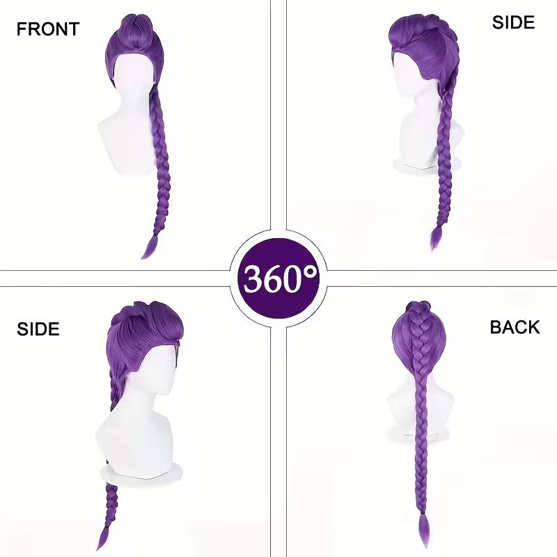 K-Pop Anime Long Braided Wig