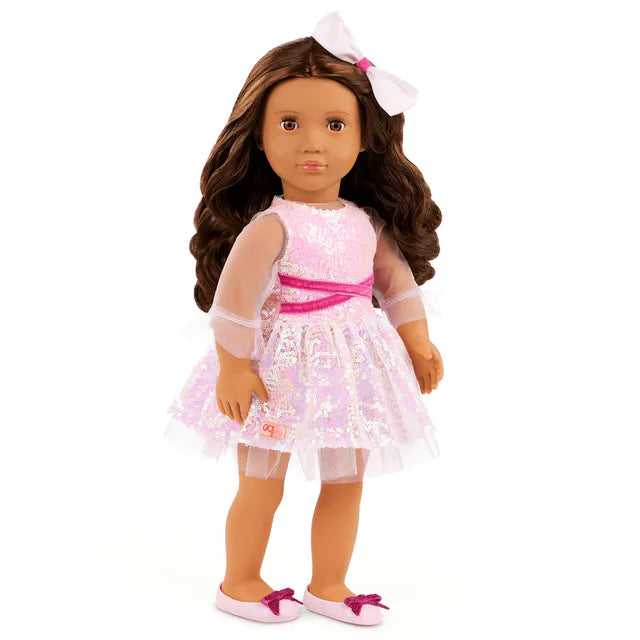 Katia mini collectible doll with sequin dress