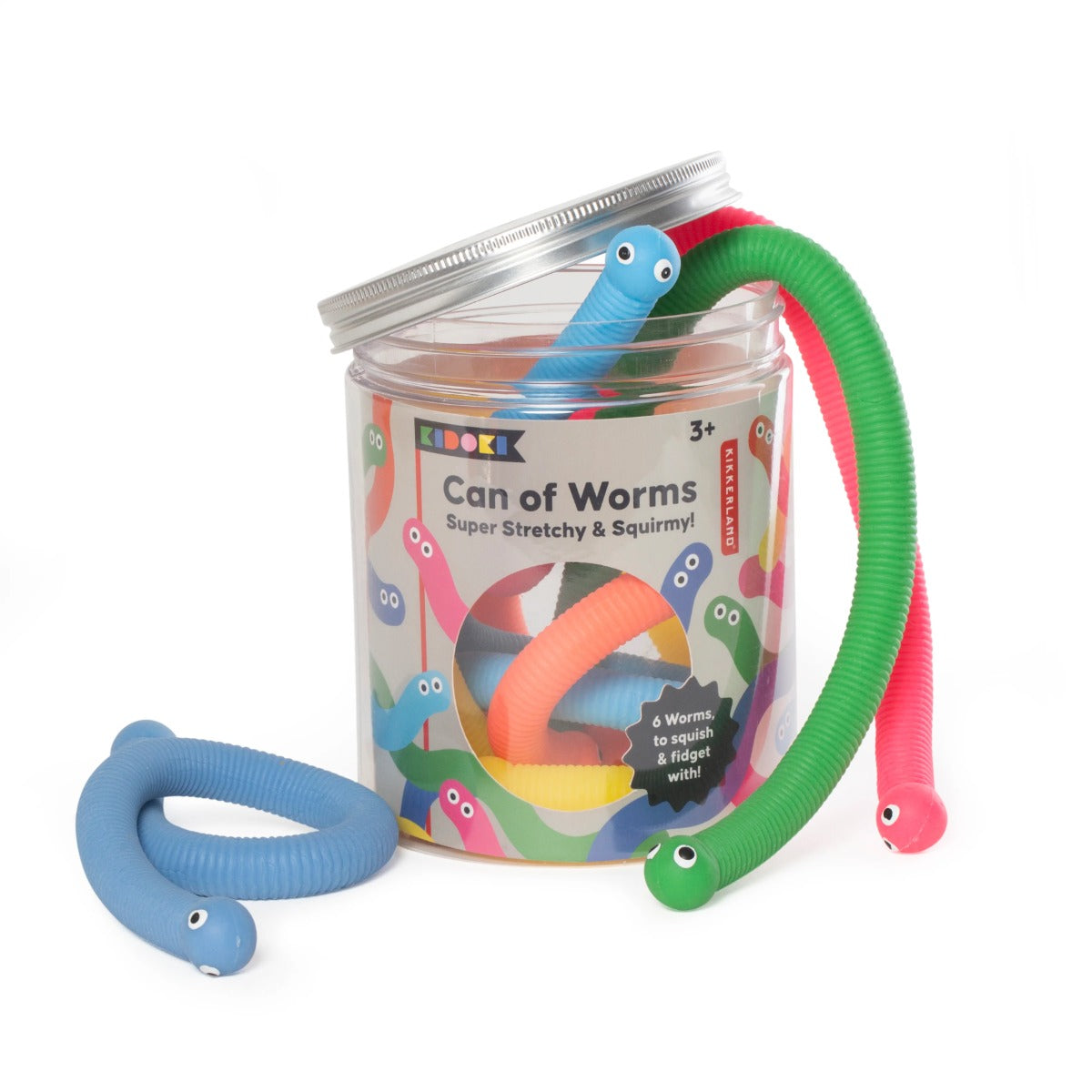 Kidoki Can of Worms Packaging