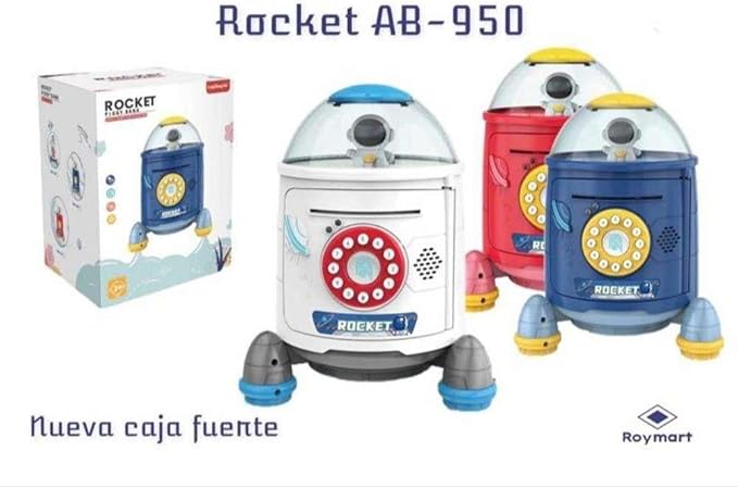 Kids Blue Rocket Savings Vault