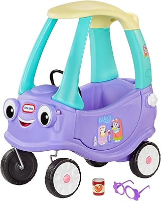 Kids Little Tikes Bluey Grannies themed coupe car