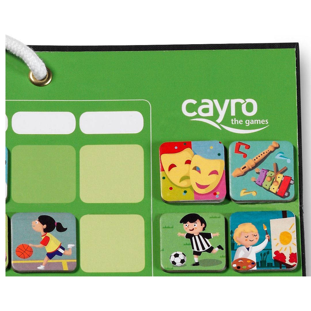 Kids Weekly Schedule Wall Organizer