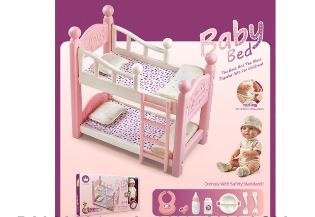 Kids baby doll crib set for role play activities