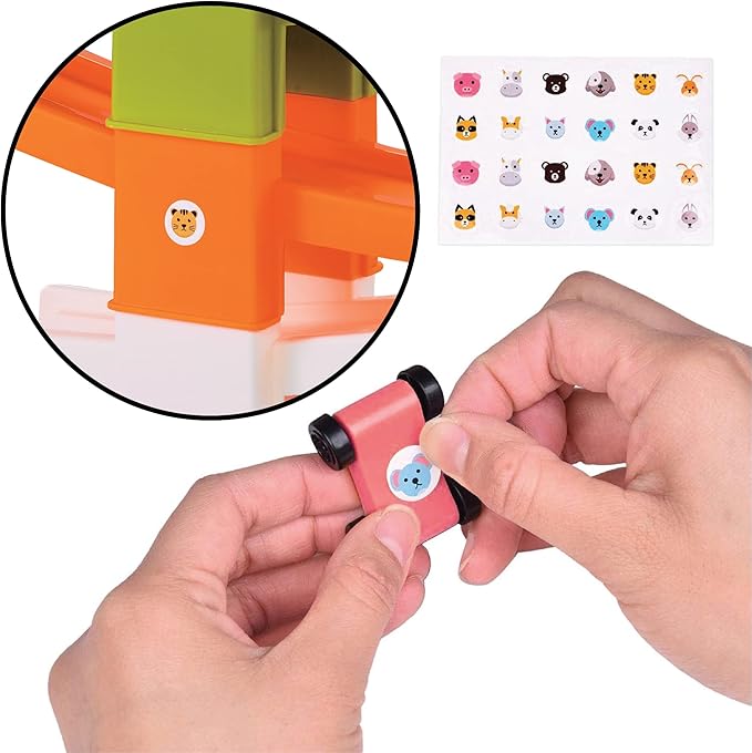 Kids car ramp toy sticker