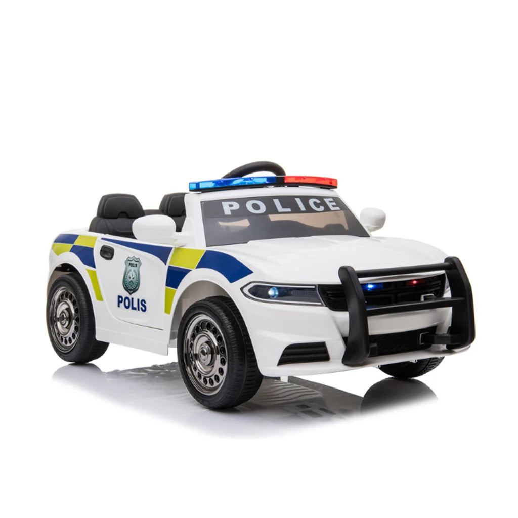 Kids electric police patrol ride car