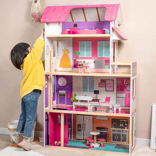 Kids multi-level dollhouse