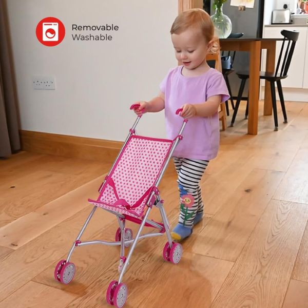 Kids toy buggy for carrying baby dolls