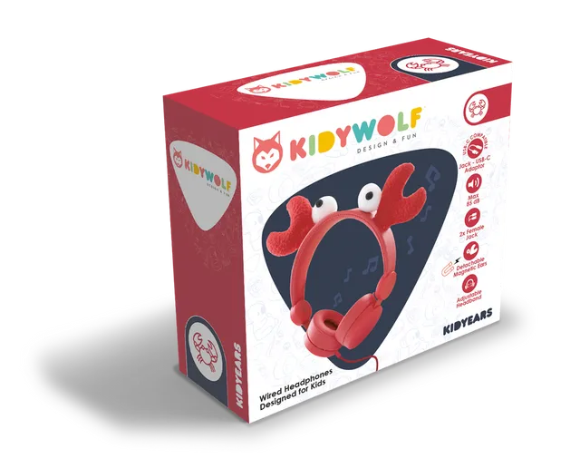 Kidywolf Kidyears Crab Headphones