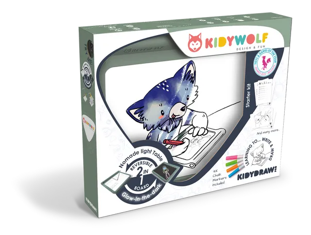 Kidywolf Portable Light Tablet Layout