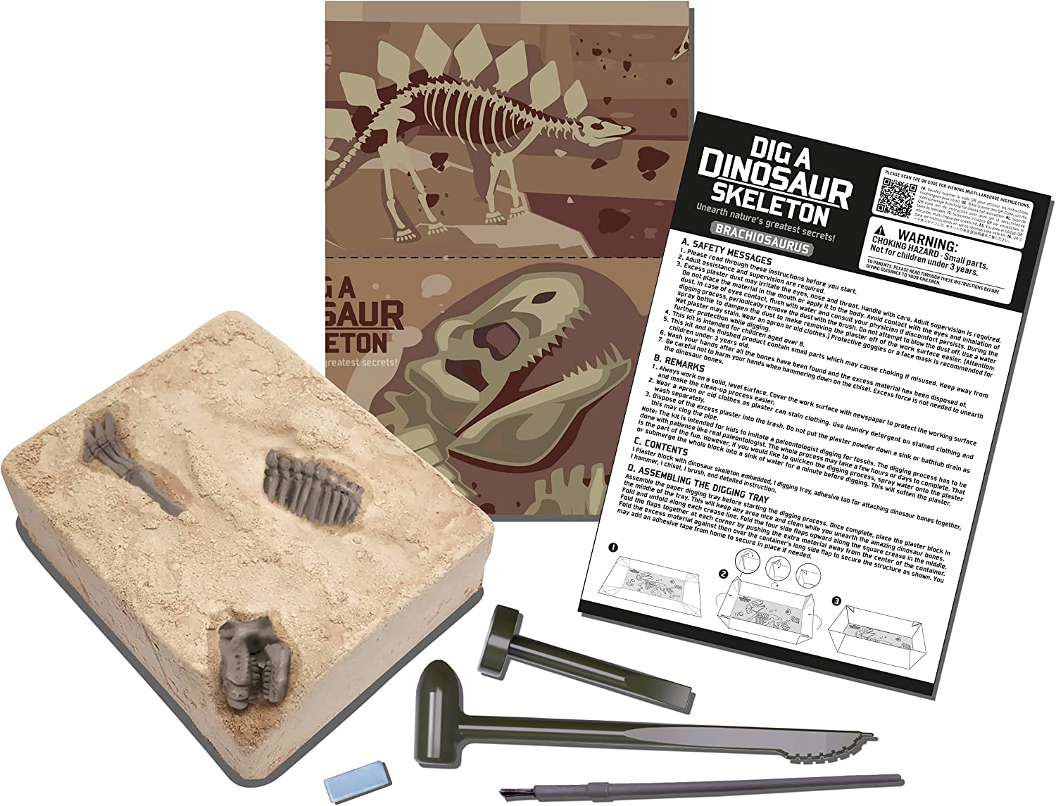 KidzLabs Brachiosaurus Dino Dig Kit