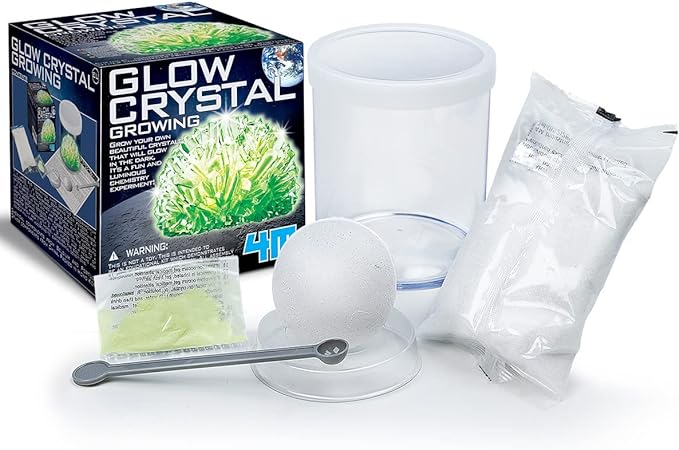 KidzLabs Glow-in-the-Dark Crystal Lab