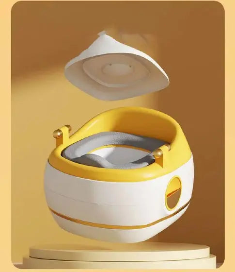 Little Angel Baby Potty Training Seat 3 In 1 With Toilet Trainer Yellow Little Angel