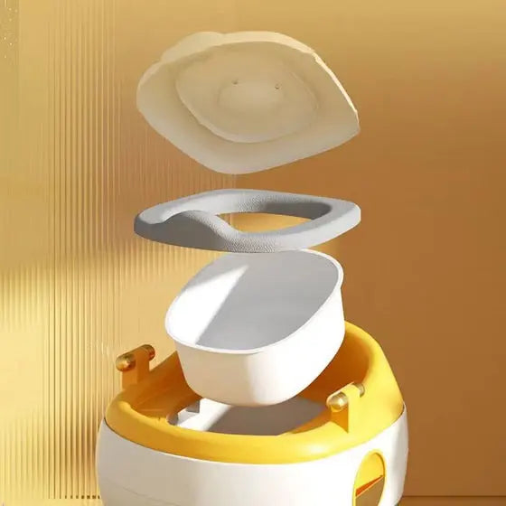 Little Angel Baby Potty Training Seat 3 In 1 With Toilet Trainer Yellow Little Angel