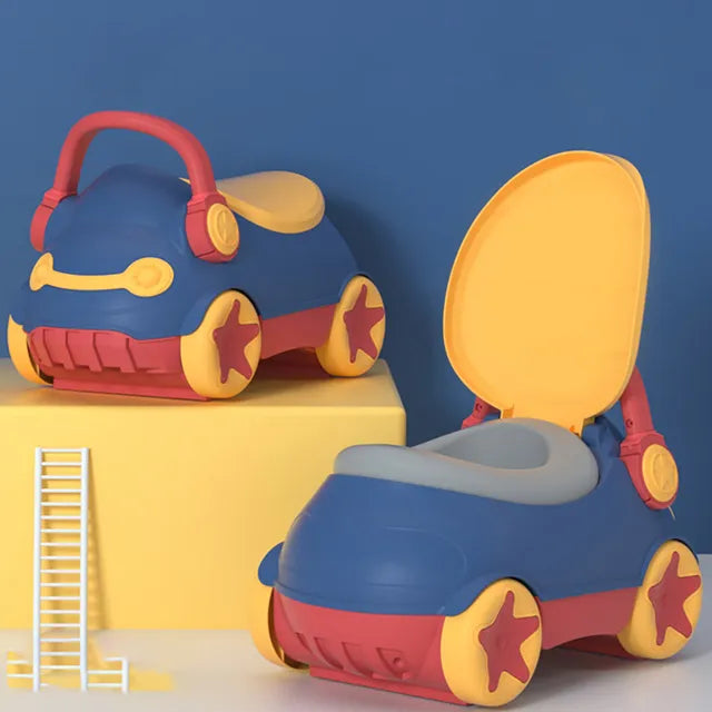 Little Angel Baby Potty Training Toilet Seat With Car Shape Blue Little Angel Yallatoys