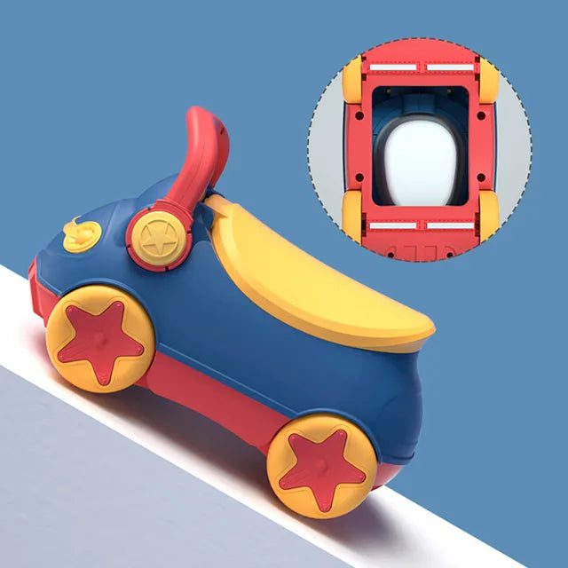 Little Angel Baby Potty Training Toilet Seat With Car Shape Blue Little Angel Yallatoys