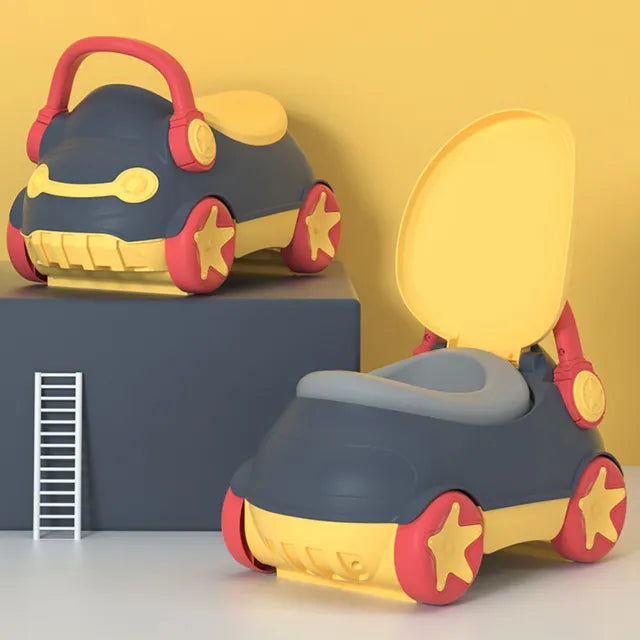 Little Angel Baby Potty Training Toilet Seat With Car Shape Grey Little Angel Yallatoys