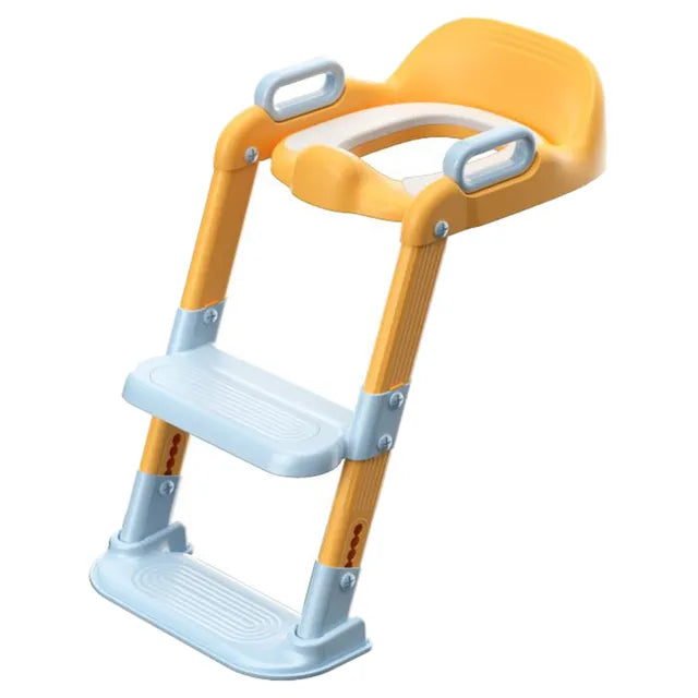 Little Angel Baby Potty Trainer Foldable Step Stool Blue Little Angel Yallatoys