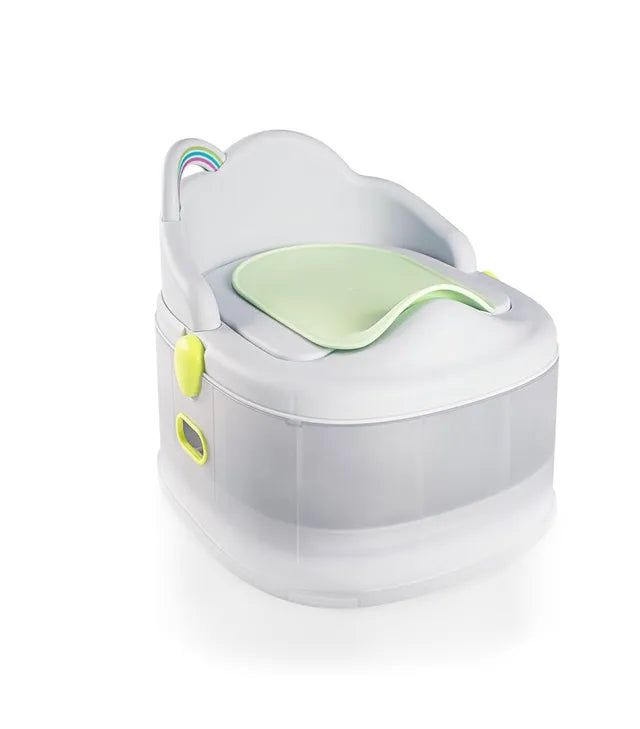 Little Angel - Baby Potty Training Seat With Backrest- Grey Little Angel Yallatoys