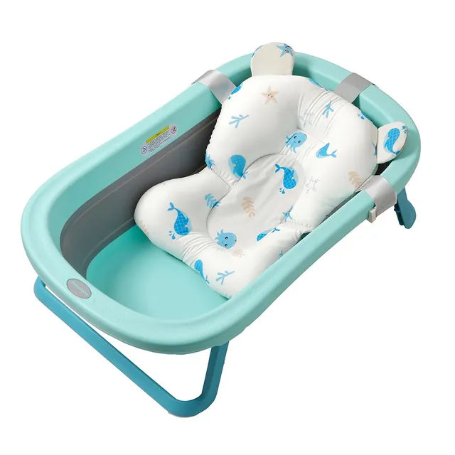 Little Angel Non Slip Baby Bathtub Mat Whale White Little Angel Yallatoys