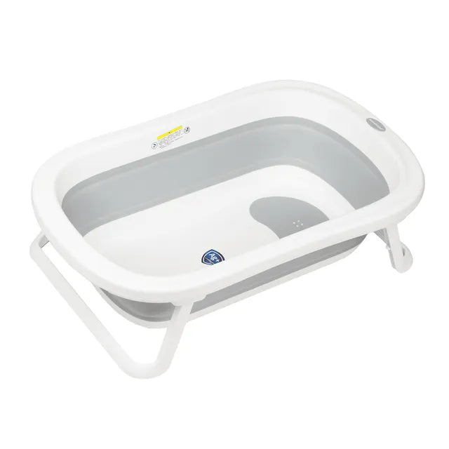Little Angel Baby Foldable Bath Tub With Stand Grey Little Angel Yallatoys