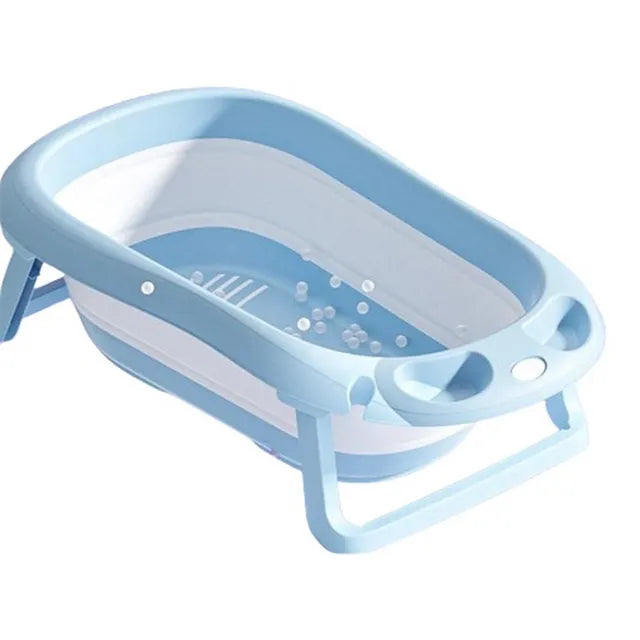 Little Angel Baby Foldable And Portable Bathtub Blue Little Angel Yallatoys